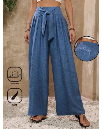 Casual Scramble Loose Plain Pants